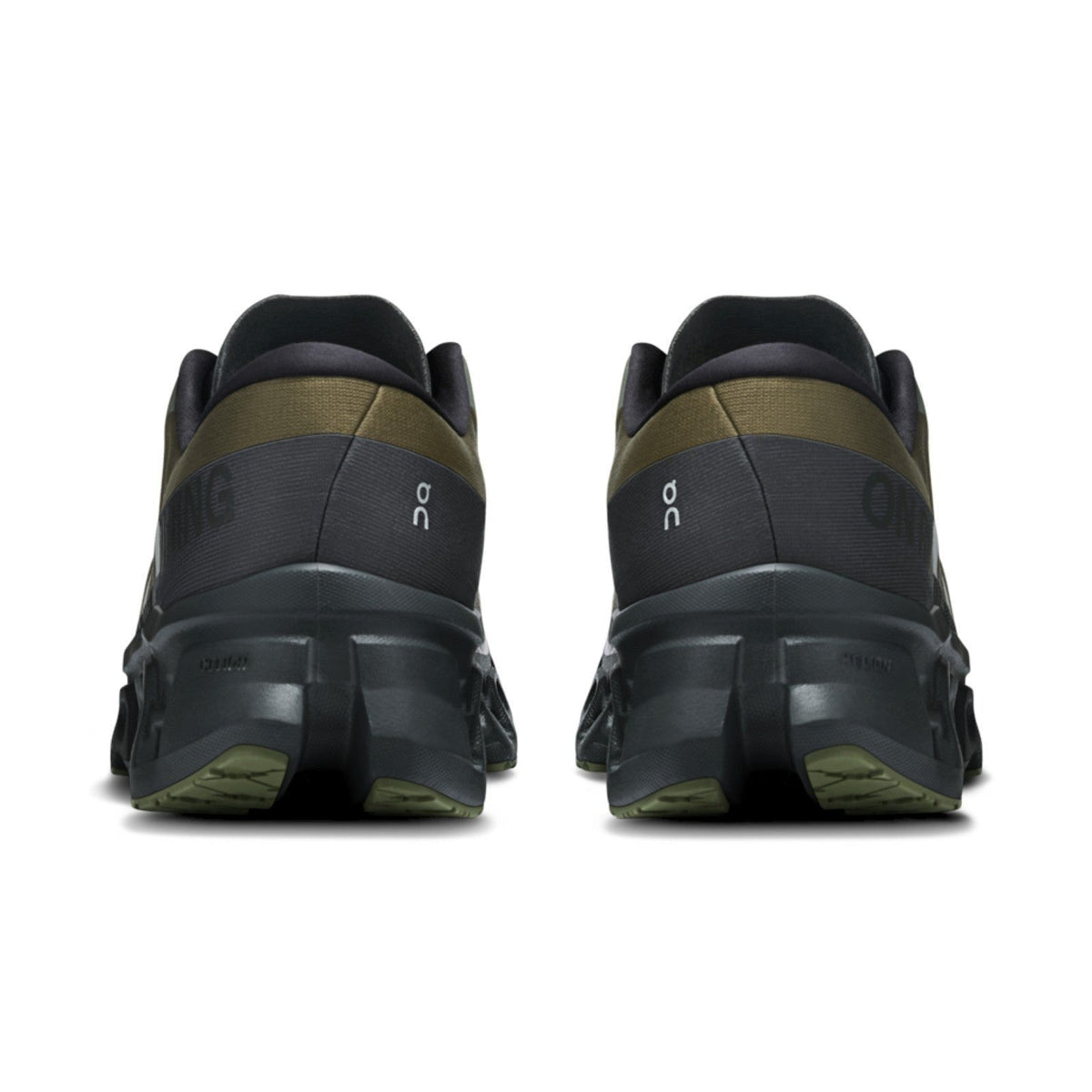 On Cloudmonster 3 Running Shoes - Olive Green / Black