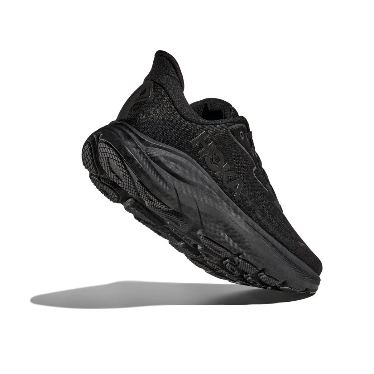 HOKA Clifton 10 Black Black Running Shoes