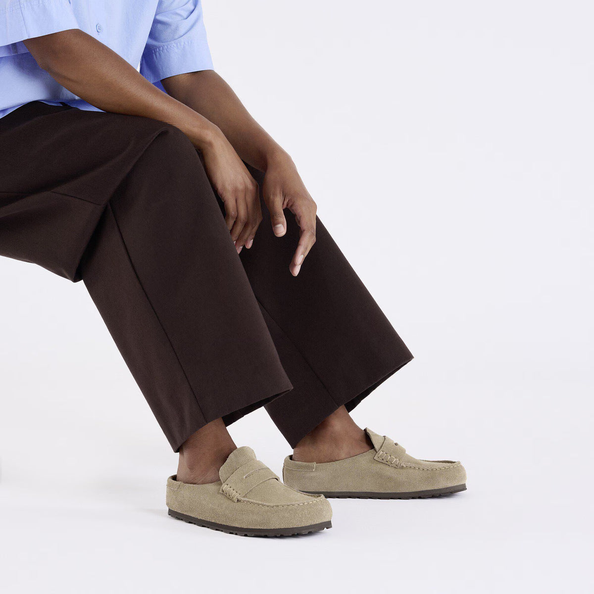 Birkenstock Naples Wrapped Suede Leather