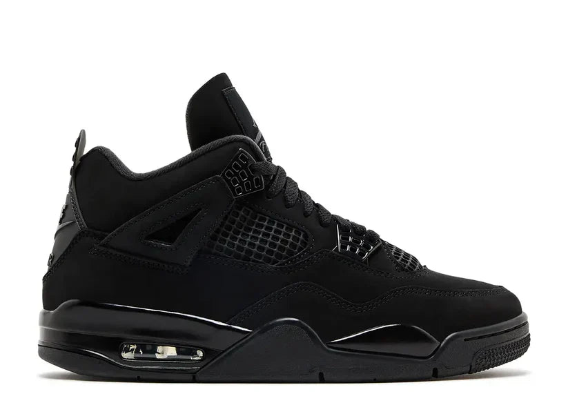 Air Jordan 4 Retro 'Black Cat' (2025) All-Black Sneakers