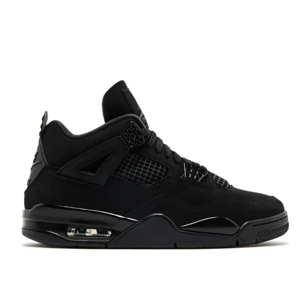 Air Jordan 4 Retro 'Black Cat' (2025) All-Black Sneakers