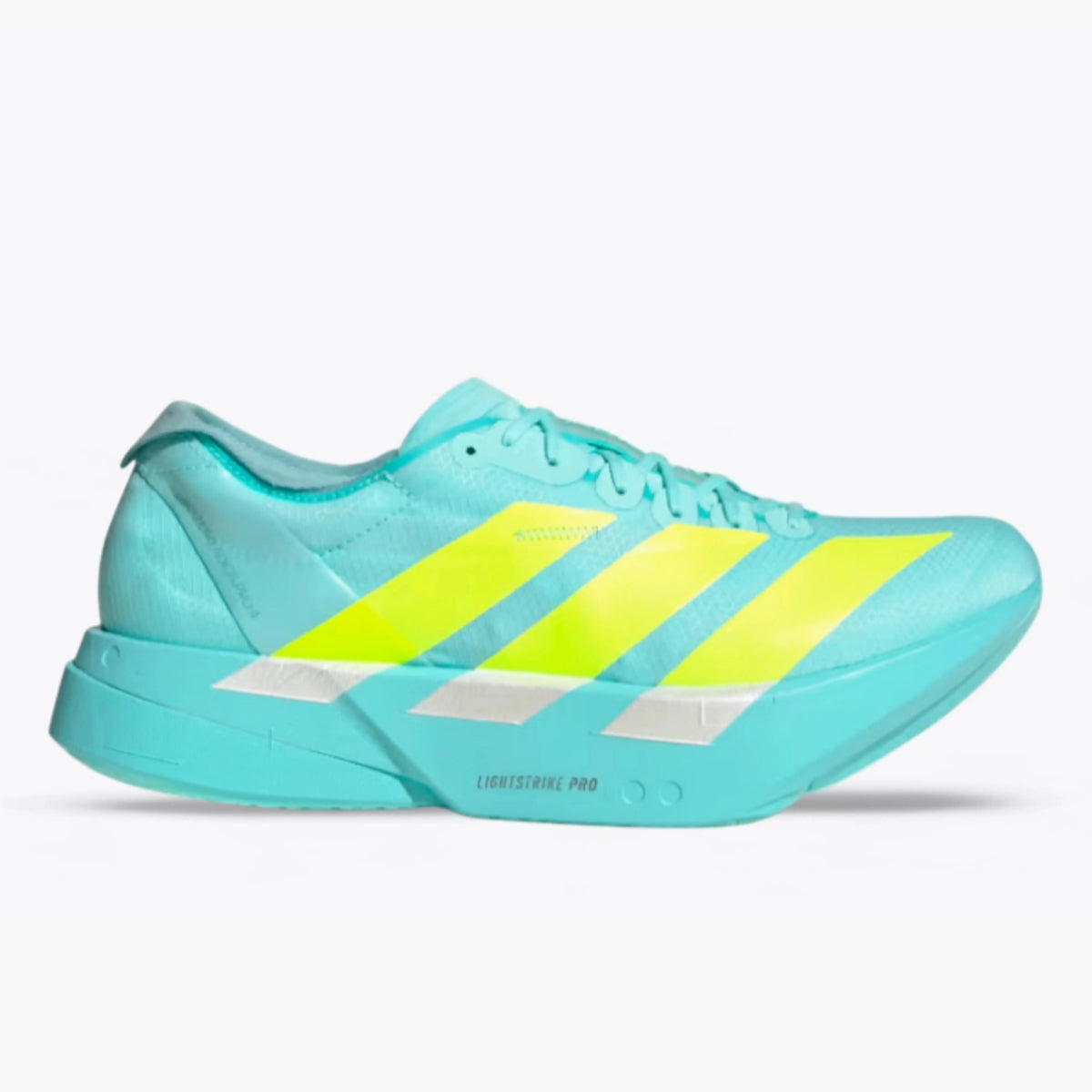 Adizero Adios Pro 4 Running Shoes – Flash Aqua / Lucid Lemon