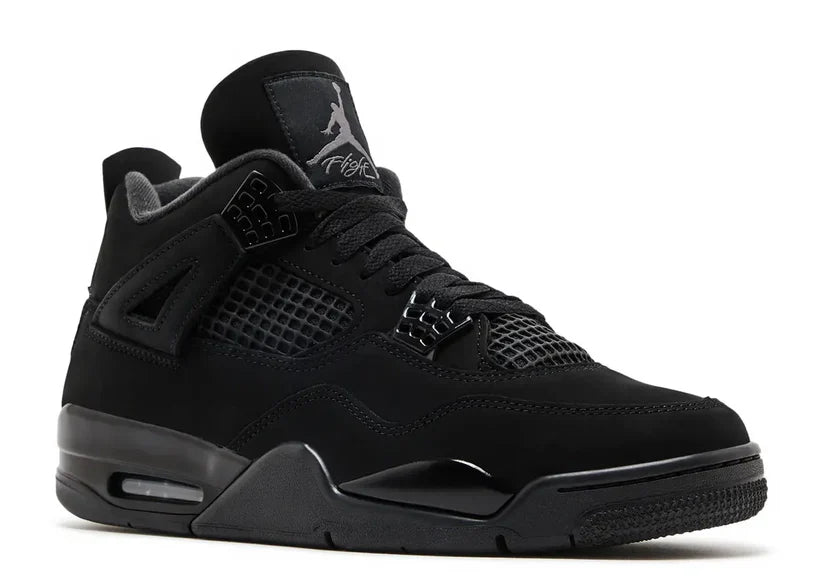 Air Jordan 4 Retro 'Black Cat' (2025) All-Black Sneakers