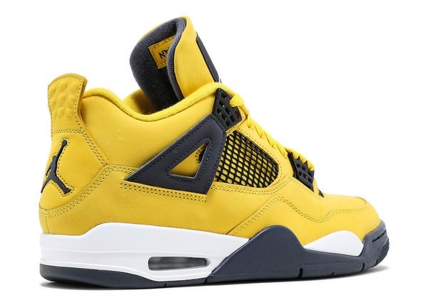 Air Jordan 4 Retro 'Lightning' (2021) Yellow Sneakers