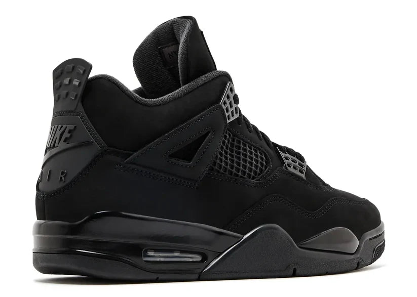Air Jordan 4 Retro 'Black Cat' (2025) All-Black Sneakers