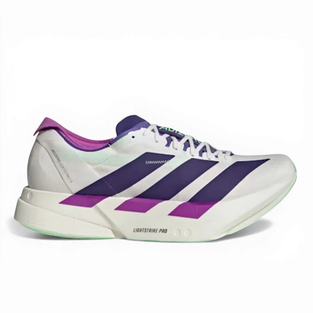 Adizero Adios Pro 4 Running Shoes – Flash Aqua / Lucid Lemon
