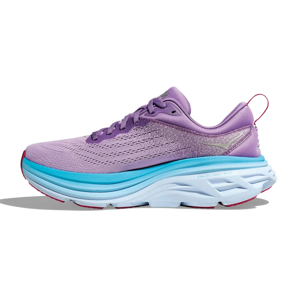 HOKA Bondi 8 Purple Running Shoes