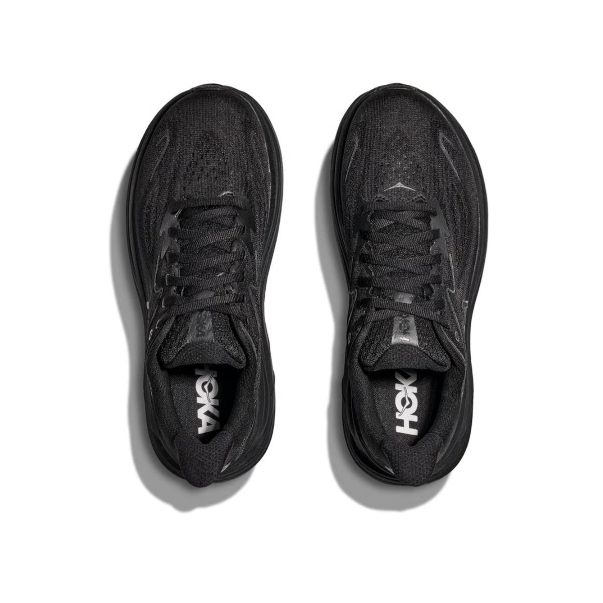HOKA Clifton 10 Black Black Running Shoes