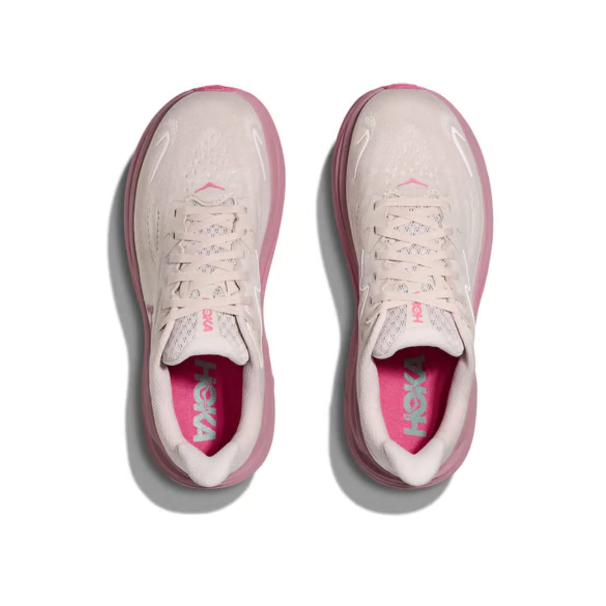 HOKA Clifton 10 Rose Cream Running Shoes