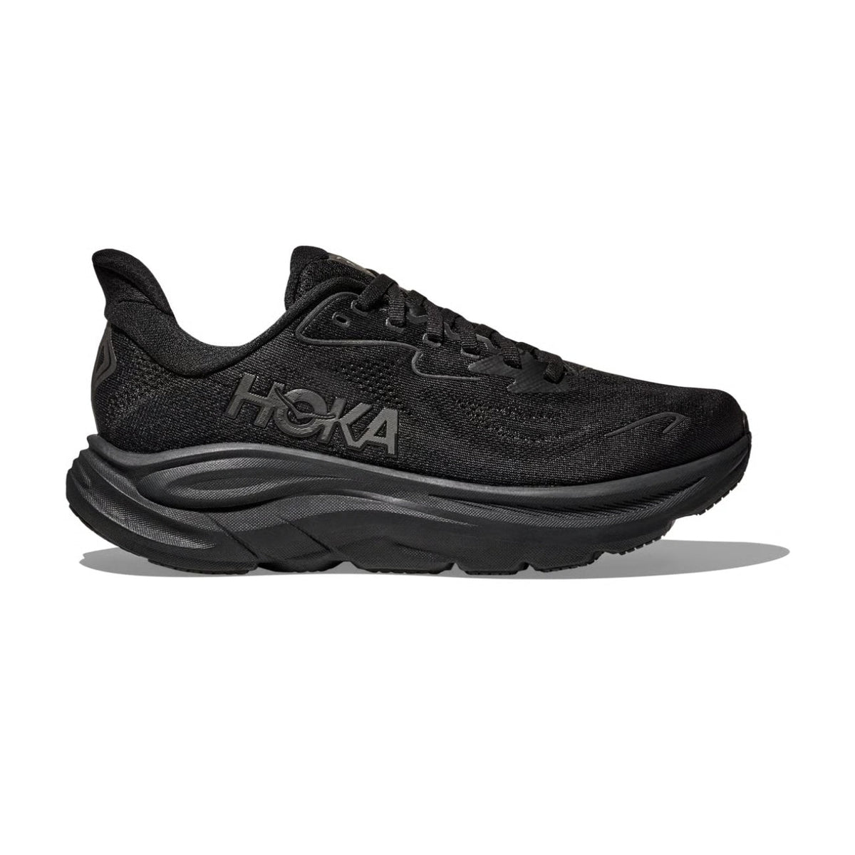 HOKA Clifton 10 Black Black Running Shoes