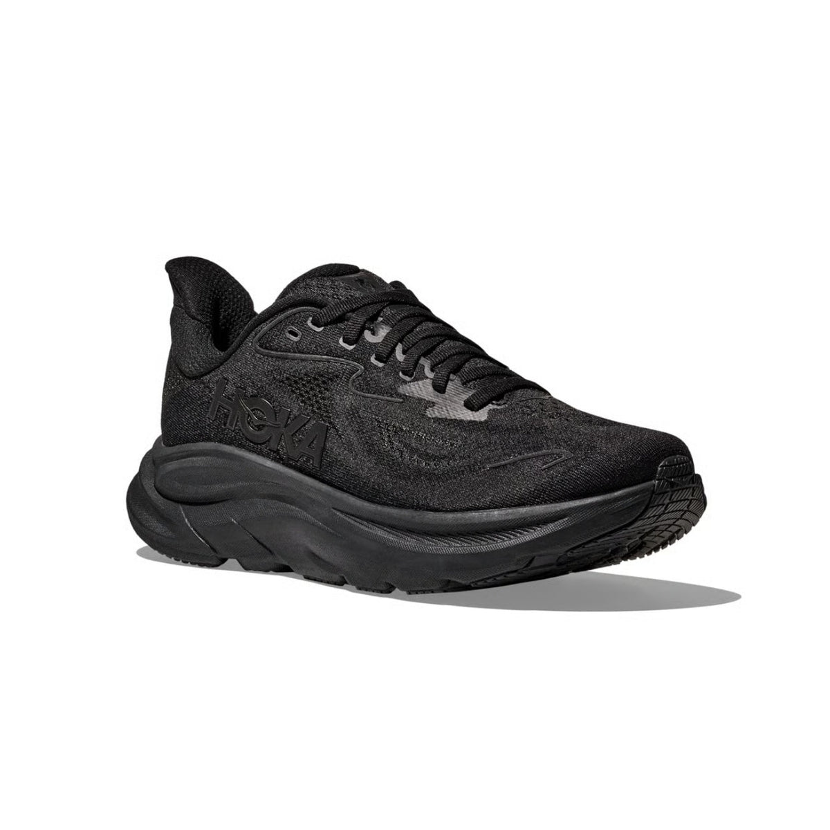 HOKA Clifton 10 Black Black Running Shoes