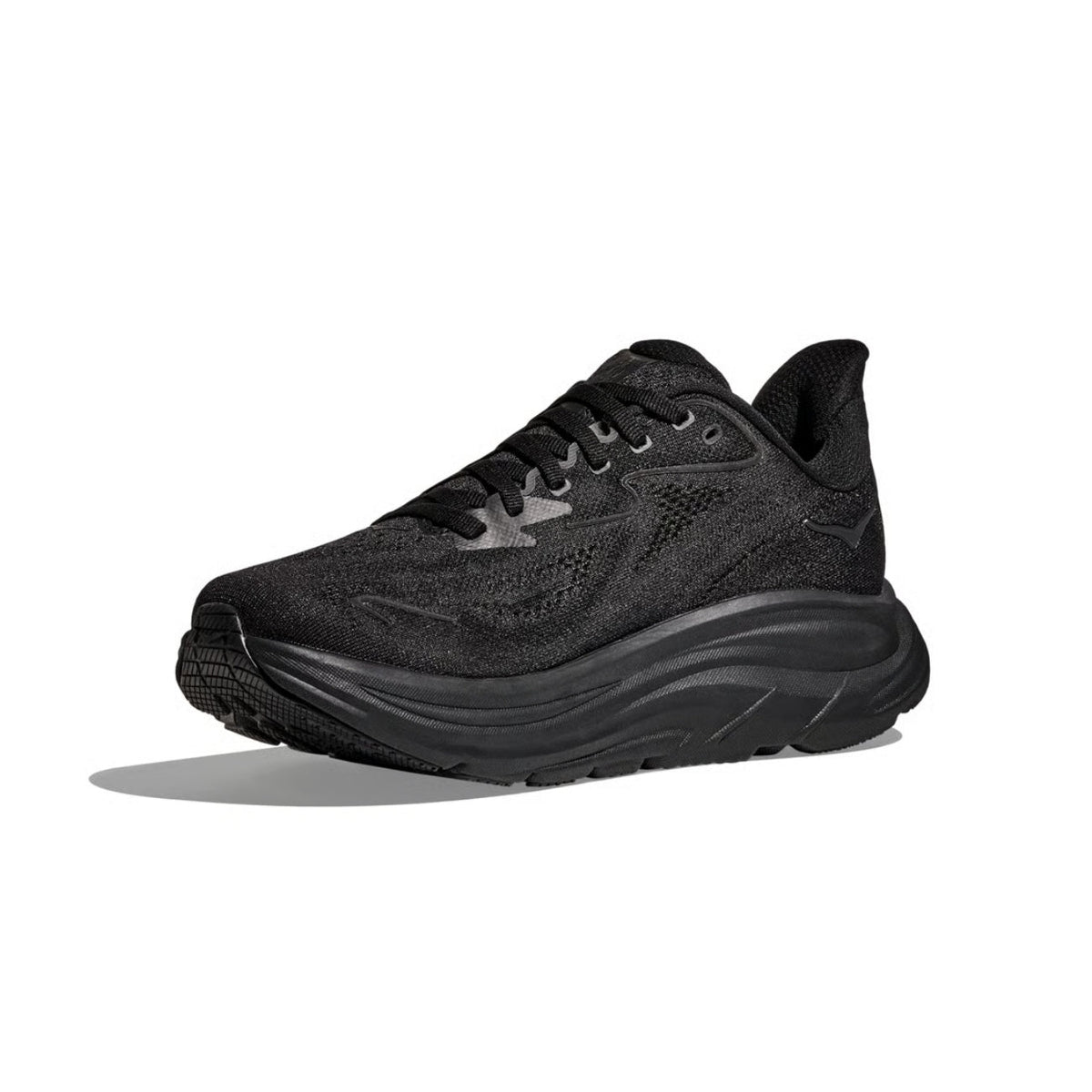 HOKA Clifton 10 Black Black Running Shoes