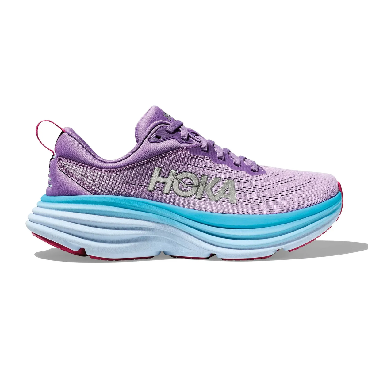 HOKA Bondi 8 Purple Running Shoes