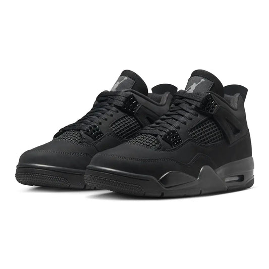 Air Jordan 4 "Black Cat" (2025) All-Black Sneakers