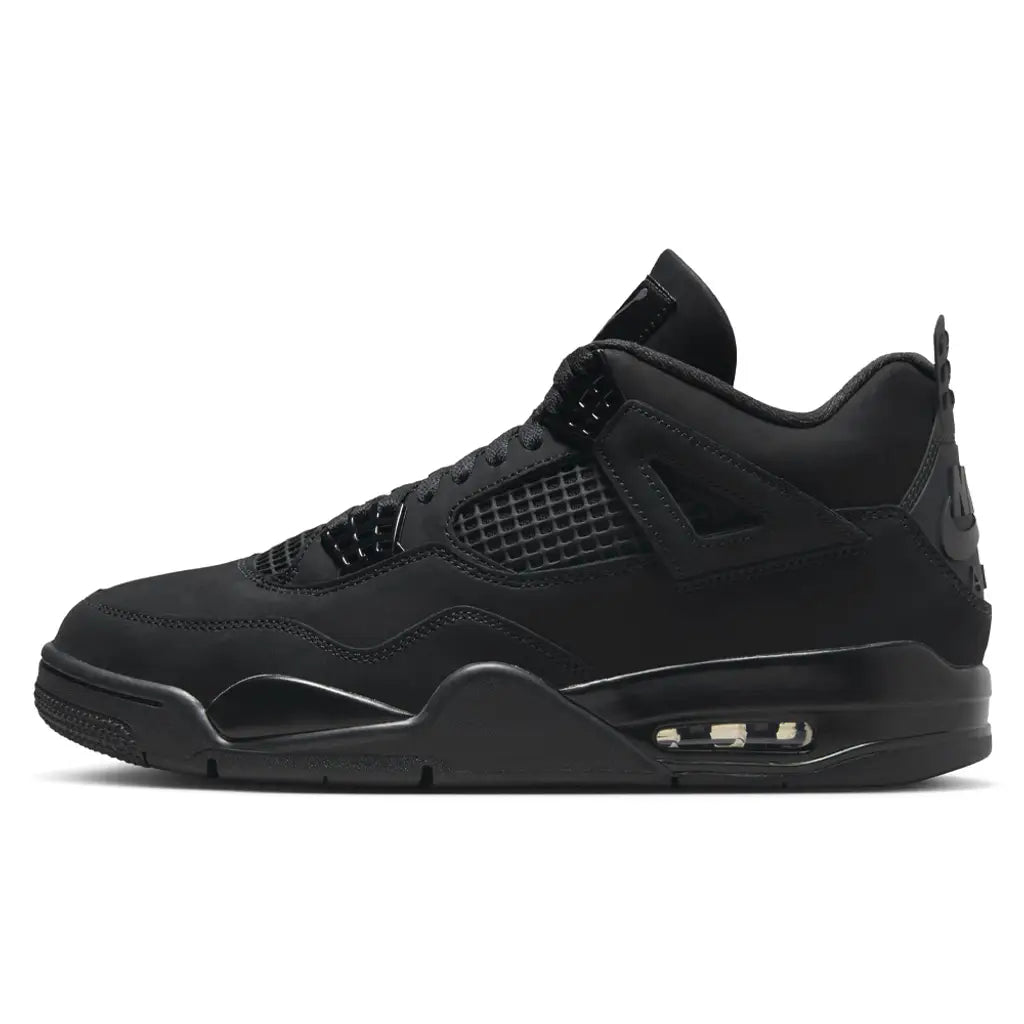 Air Jordan 4 "Black Cat" (2025) All-Black Sneakers