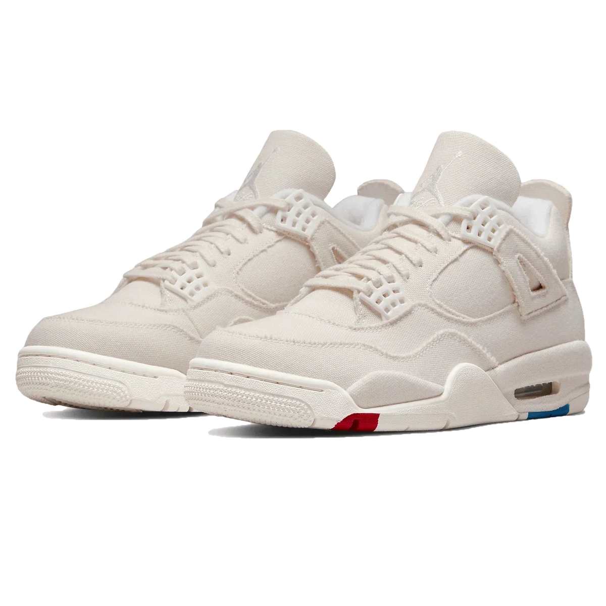 Air Jordan 4 "Blank Canvas" Sail Sneakers