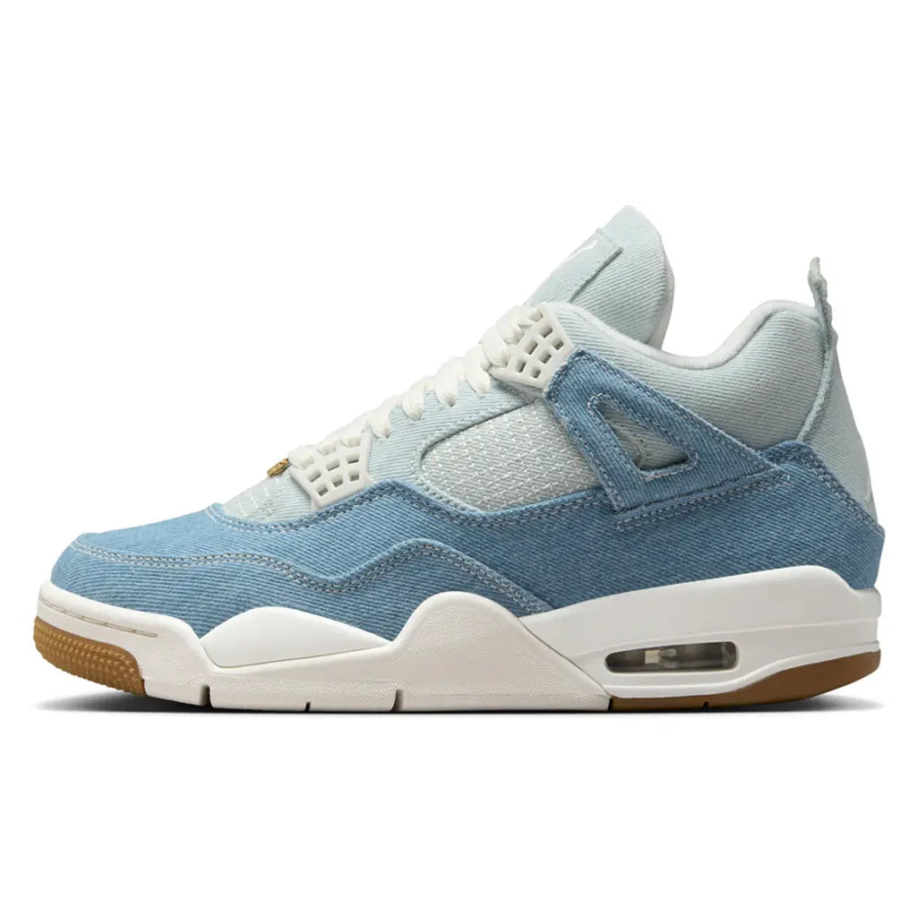 Air Jordan 4 TEX 'Denim Worn Blue' Women's Denim Sneakers