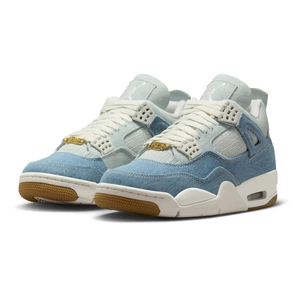 Air Jordan 4 TEX 'Denim Worn Blue' Women's Denim Sneakers