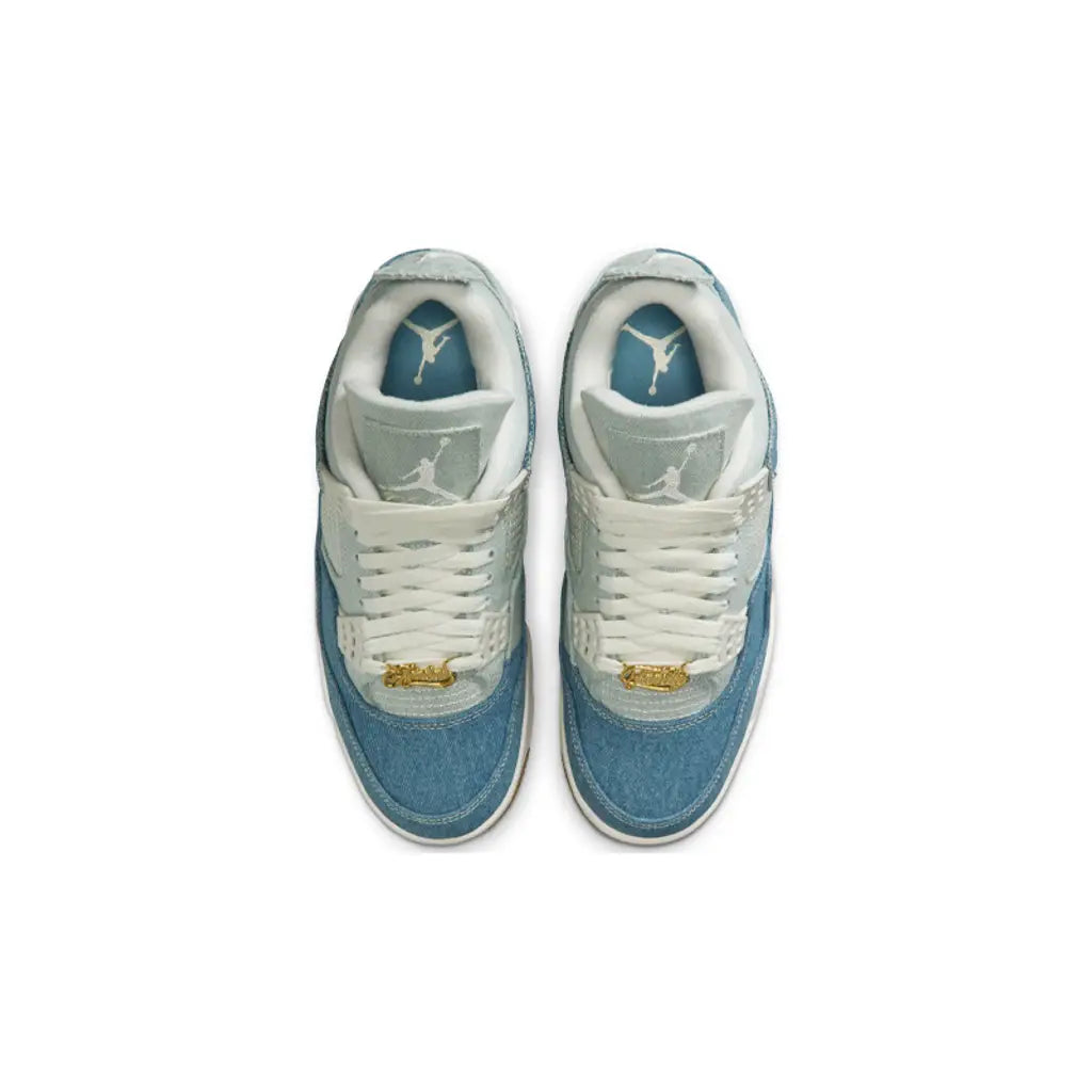 Air Jordan 4 TEX 'Denim Worn Blue' Women's Denim Sneakers