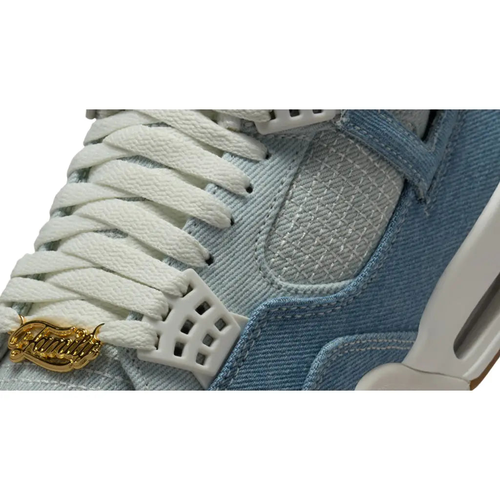 Air Jordan 4 TEX 'Denim Worn Blue' Women's Denim Sneakers