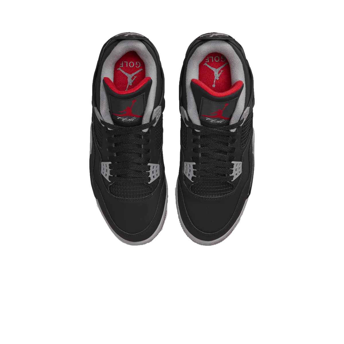 Air Jordan 4 Golf 'Bred' – Black & Red Golf Shoes