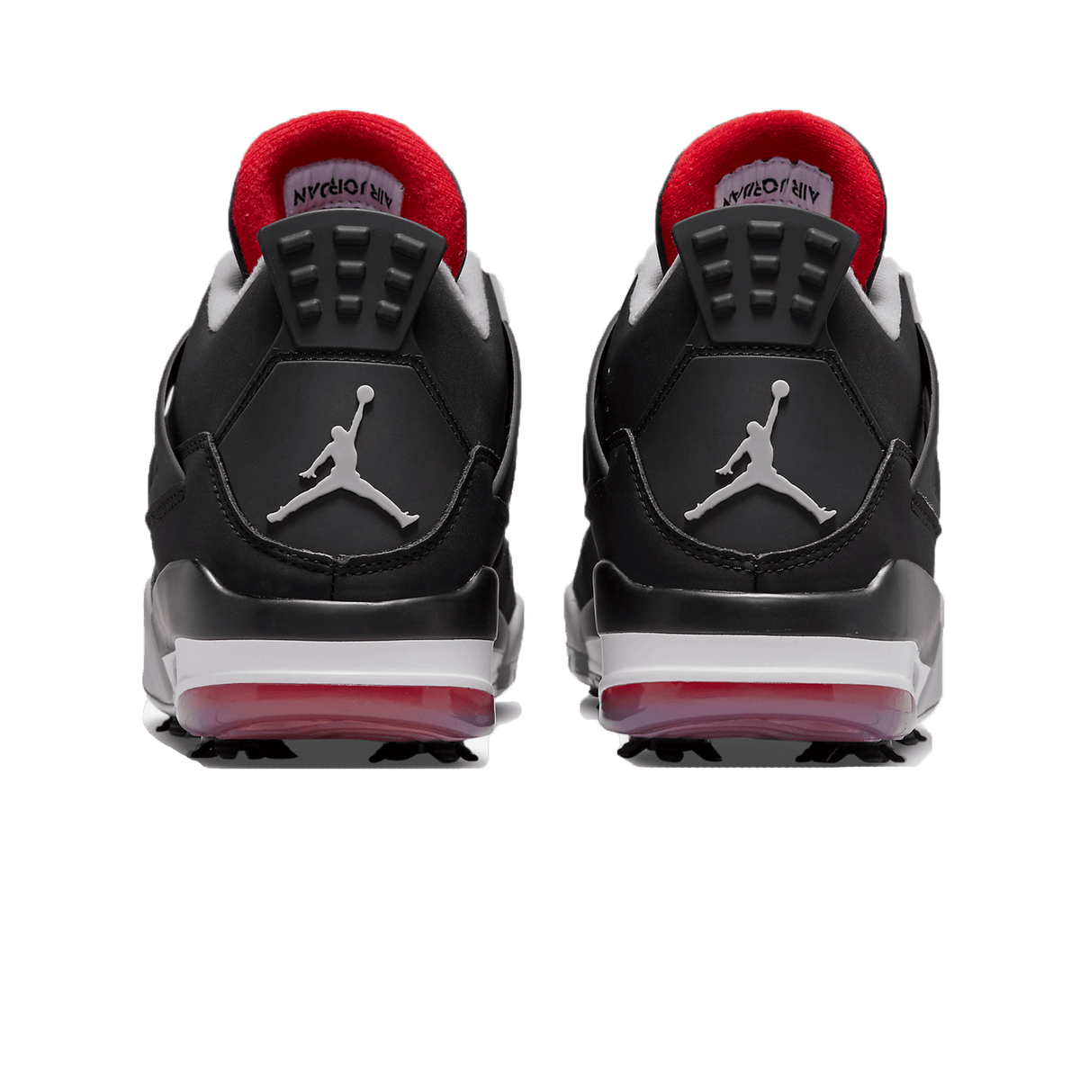 Air Jordan 4 Golf 'Bred' – Black & Red Golf Shoes