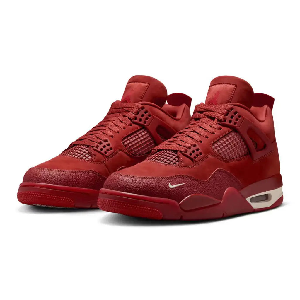 Air Jordan 4 x Nigel Sylvester 'Brick by Brick' Orange Sneakers