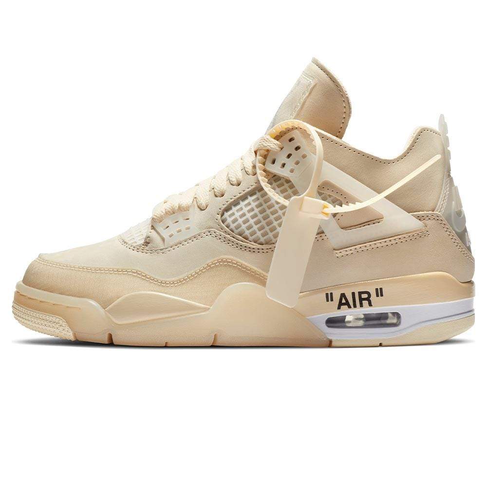 Air Jordan 4 x Off-White 'Sail' Women's Sneakers