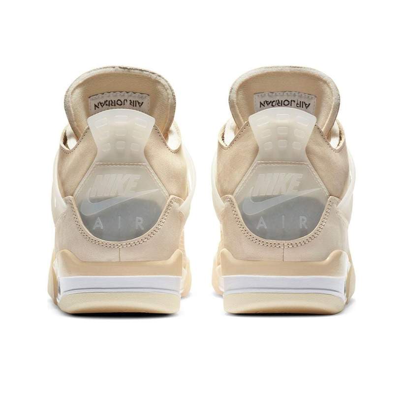 Air Jordan 4 x Off-White 'Sail' Women's Sneakers