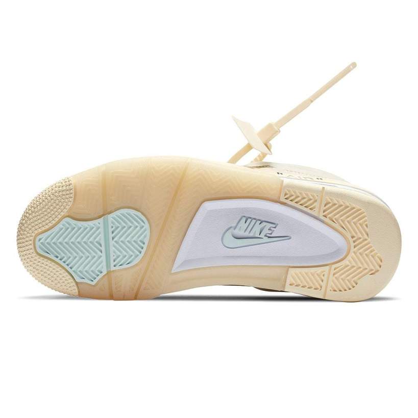 Air Jordan 4 x Off-White 'Sail' Women's Sneakers