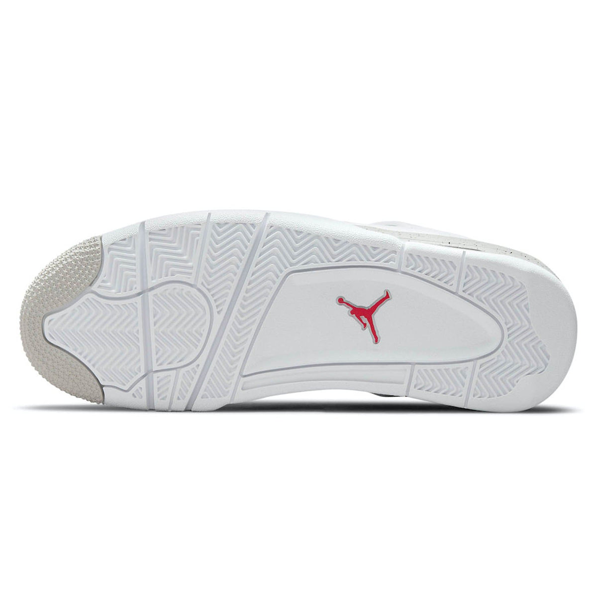Air Jordan 4 'White Oreo' White Leather Sneakers