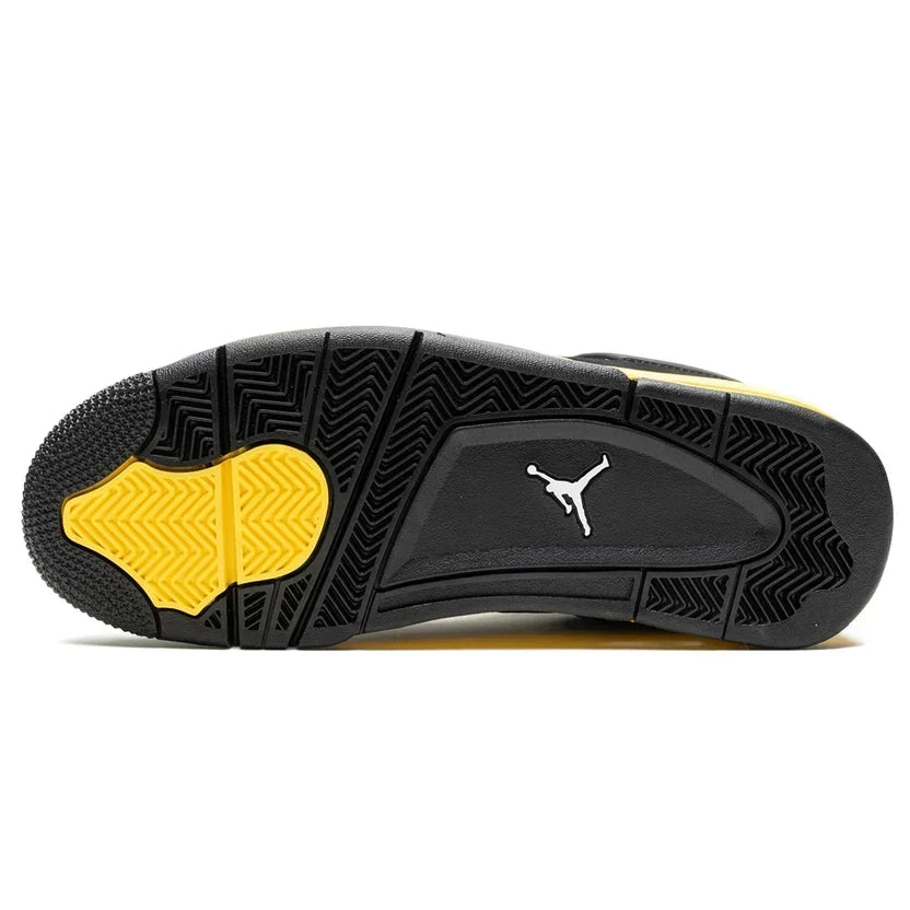 Air Jordan 4 'Yellow Thunder' (2023) Black & Yellow Sneakers